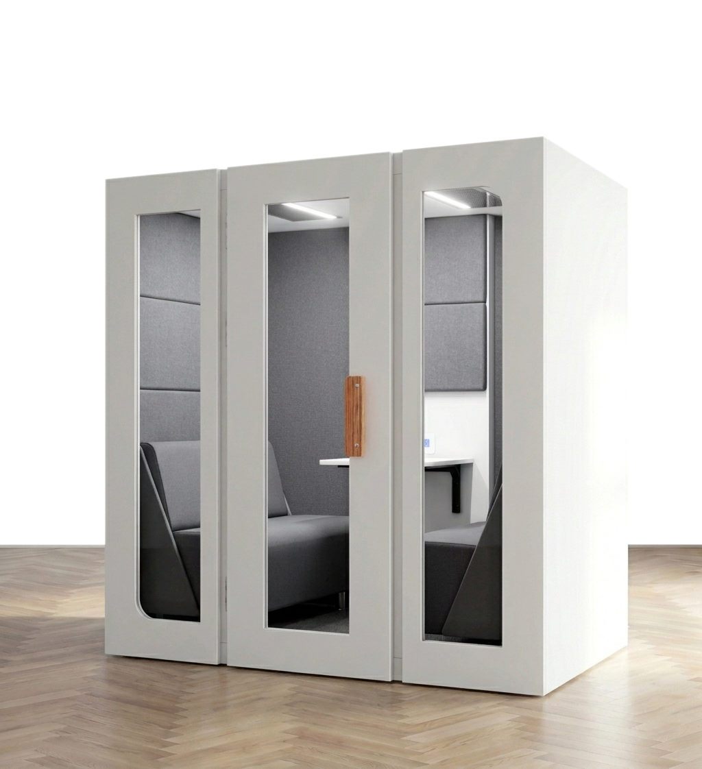 Acoustic office booth Silentbox Quartet Lite