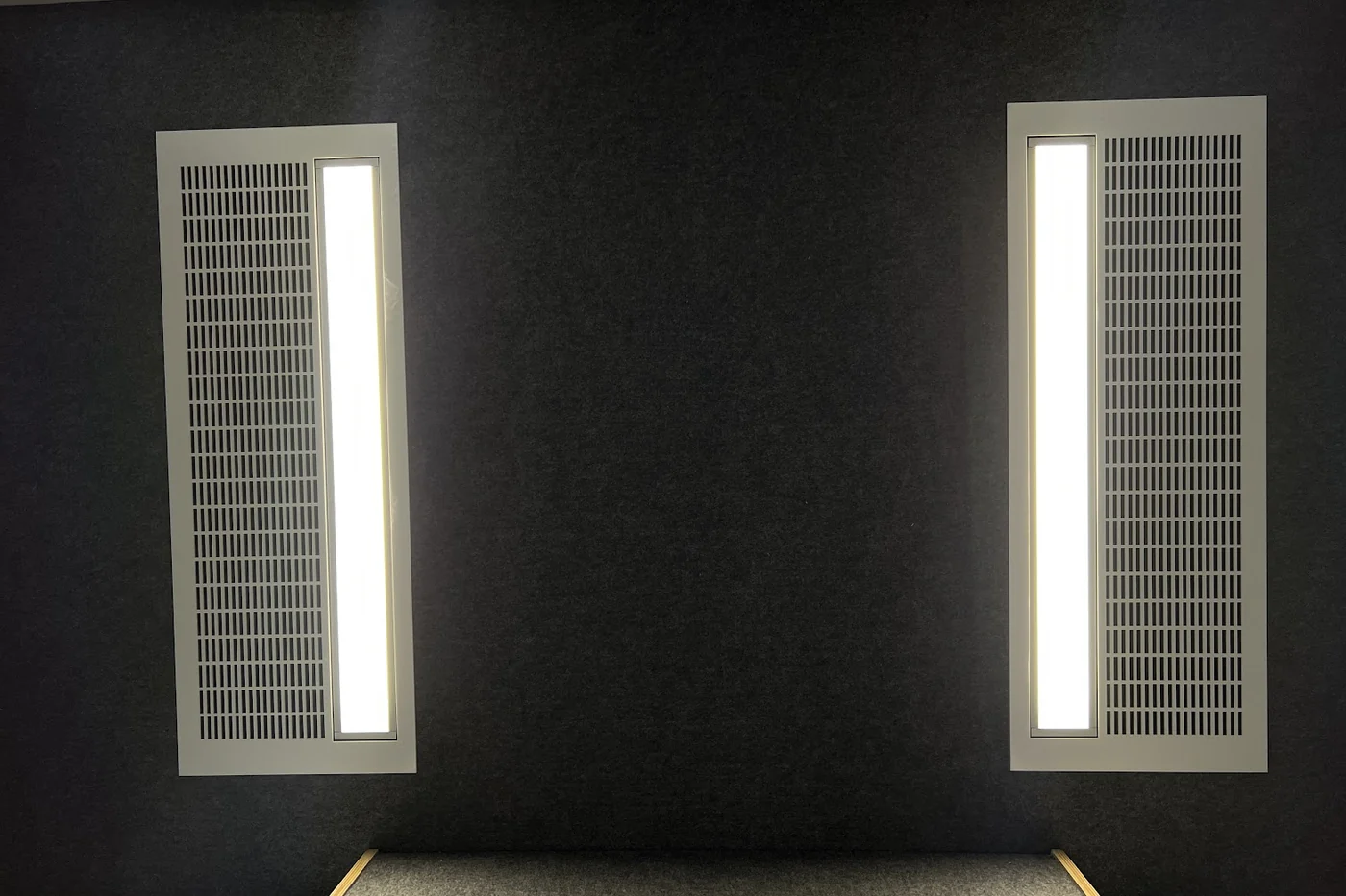 Active ventilation and even light