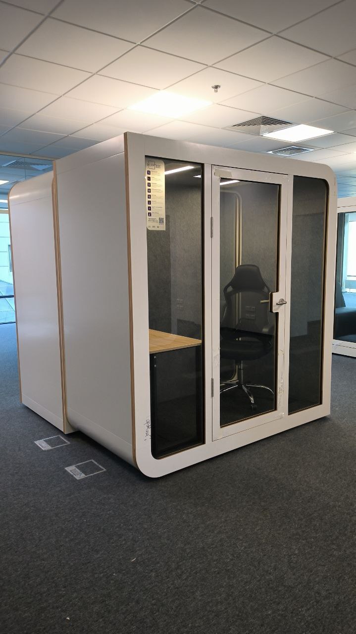 A custom Silentbox Duet booth